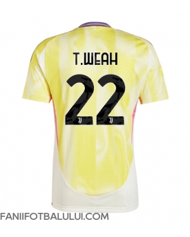 Juventus Timothy Weah #22 Tricou Fotbal Replică 2024-25 Barbati Deplasare